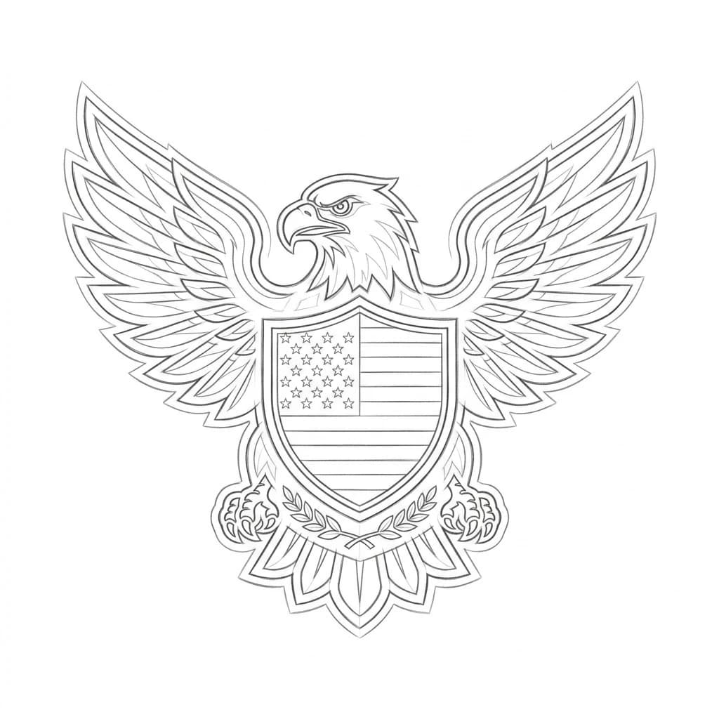 Custom patch concept sketch and vector artwork preparation layout